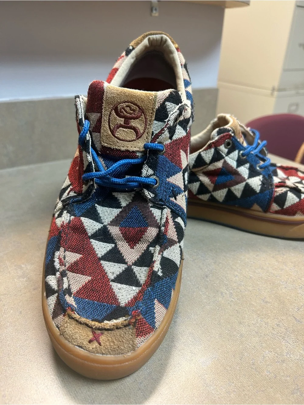 Twisted X Hooey Loper Multicolor MHYC006 Canvas Lace-Up Sneakers Mens Size 10.5M
